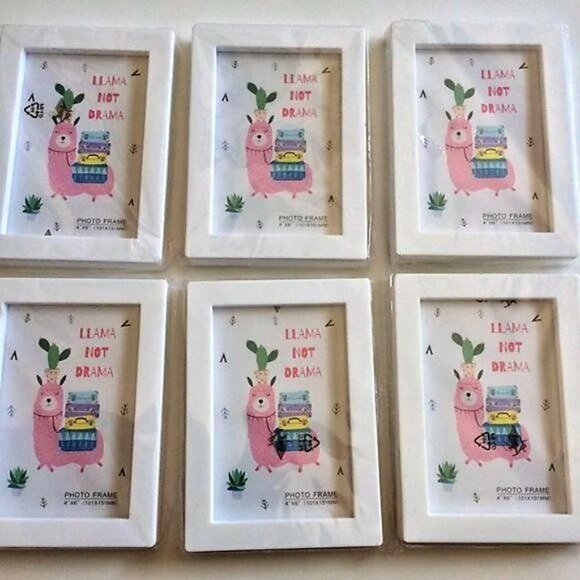 NEW PHOTO FRAMES WHITE 6 PACK - Picture 1 of 8